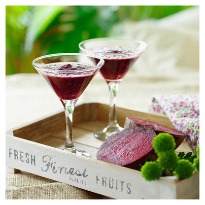 Set 6 Copas Martini Lav Misket Vidrio Cocktail 175ml Color Transparente