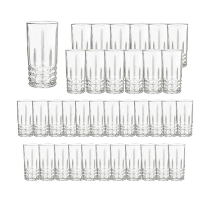 Caja 36 Piezas Vaso De Vidrio High Ball Preston 480 Ml