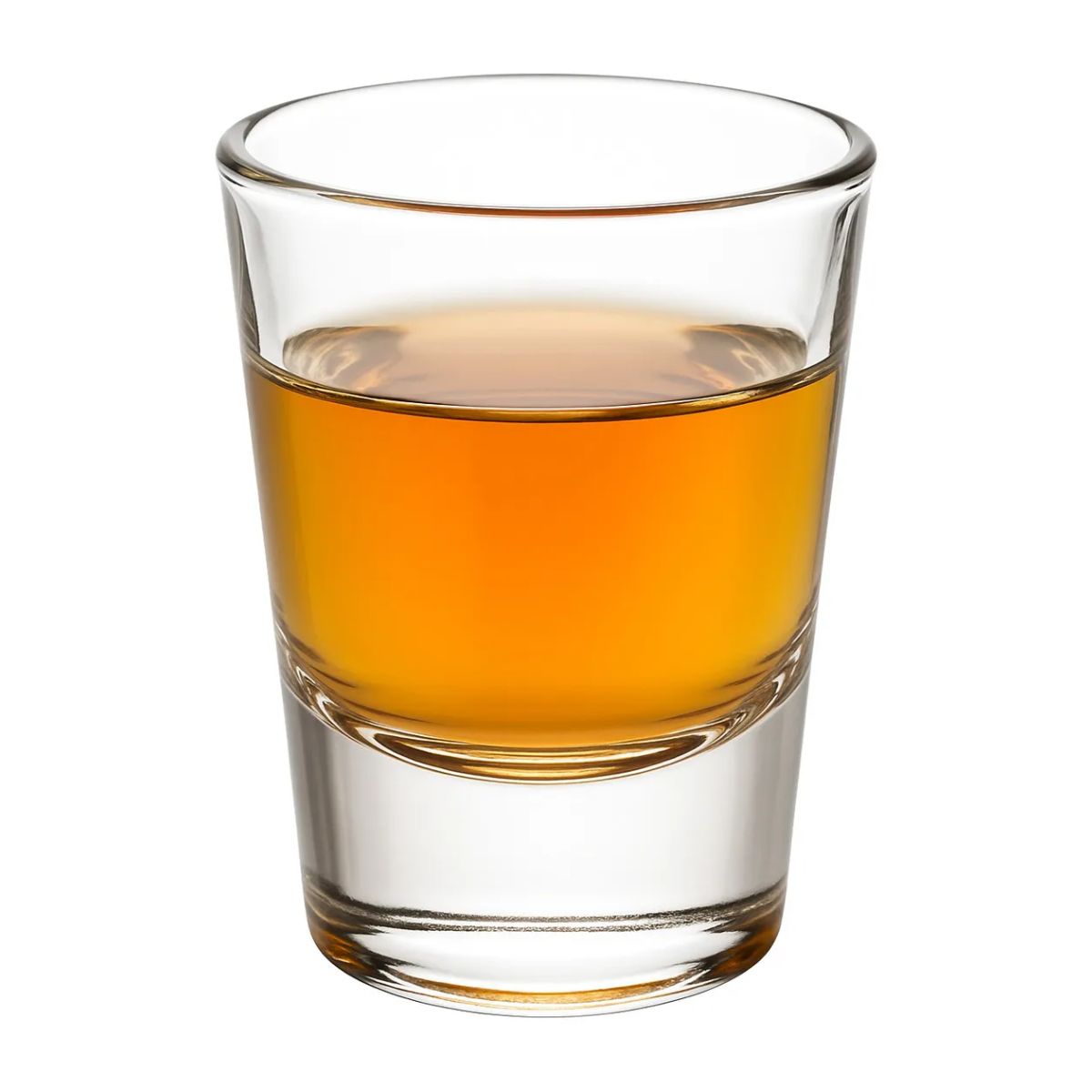 6pz Tequilero Anillos 80ml Vidrio Cristal Pequeño Elegante Color Cristalino