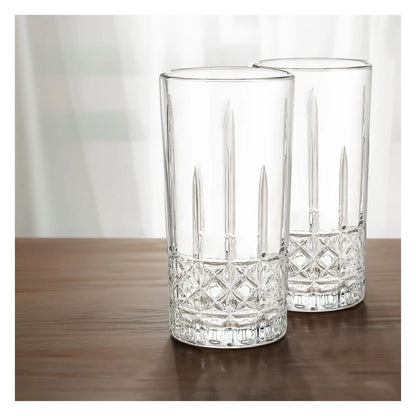 Juego 6 Vasos Jaiboleros Highball Grande De Vidrio 450 Ml Color Magno