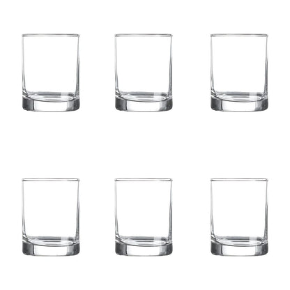 Set 6 Piezas Tequilero De Vidrio Cristalino Indro 60 Ml