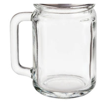 Set 2 Saleros De Cristal Mason Jar Liso 10 Ml
