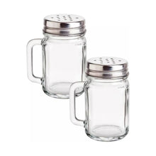 Set 6 Saleros Cristal Mason Jar Liso 10 Ml Vidrio