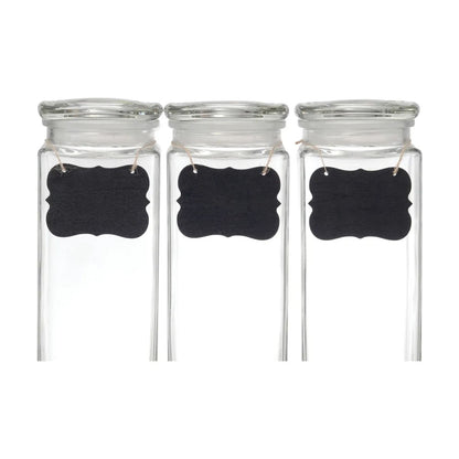 Dispensador De Bebidas Vidrio Tapa Hermética 2.5 Lts Set 3pz