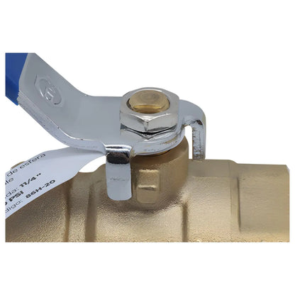 Valvula Esfera Roscable H×H CNX 1 1/4" 300 PSI Palanca - CNX - vista trasera