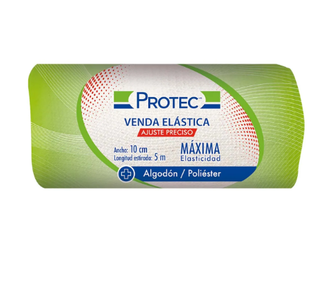 VENDA ELASTICA PROTEC 10CMX5M BOL C/12