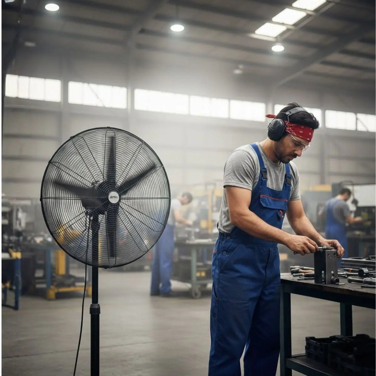 Ventilador Industrial con Pedestal Alta Velocidad 26” Adir 3PZ - Adir