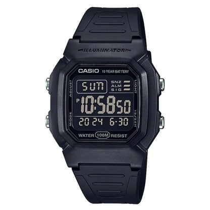 Reloj Casio Deportivo Digital Color Negro Alarma Sumergible - Casio