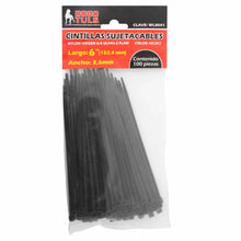 Pack 100 piezas Cincho Sujetacable 6" Dogotuls Negro, Nylon virgen