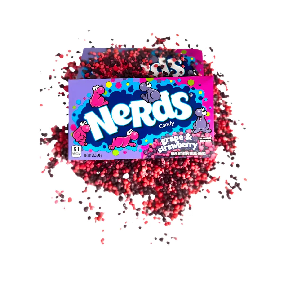 Caramelo Macizo Uva/fresa Nerds Wonka Dulce Gigante 142g - Wonka