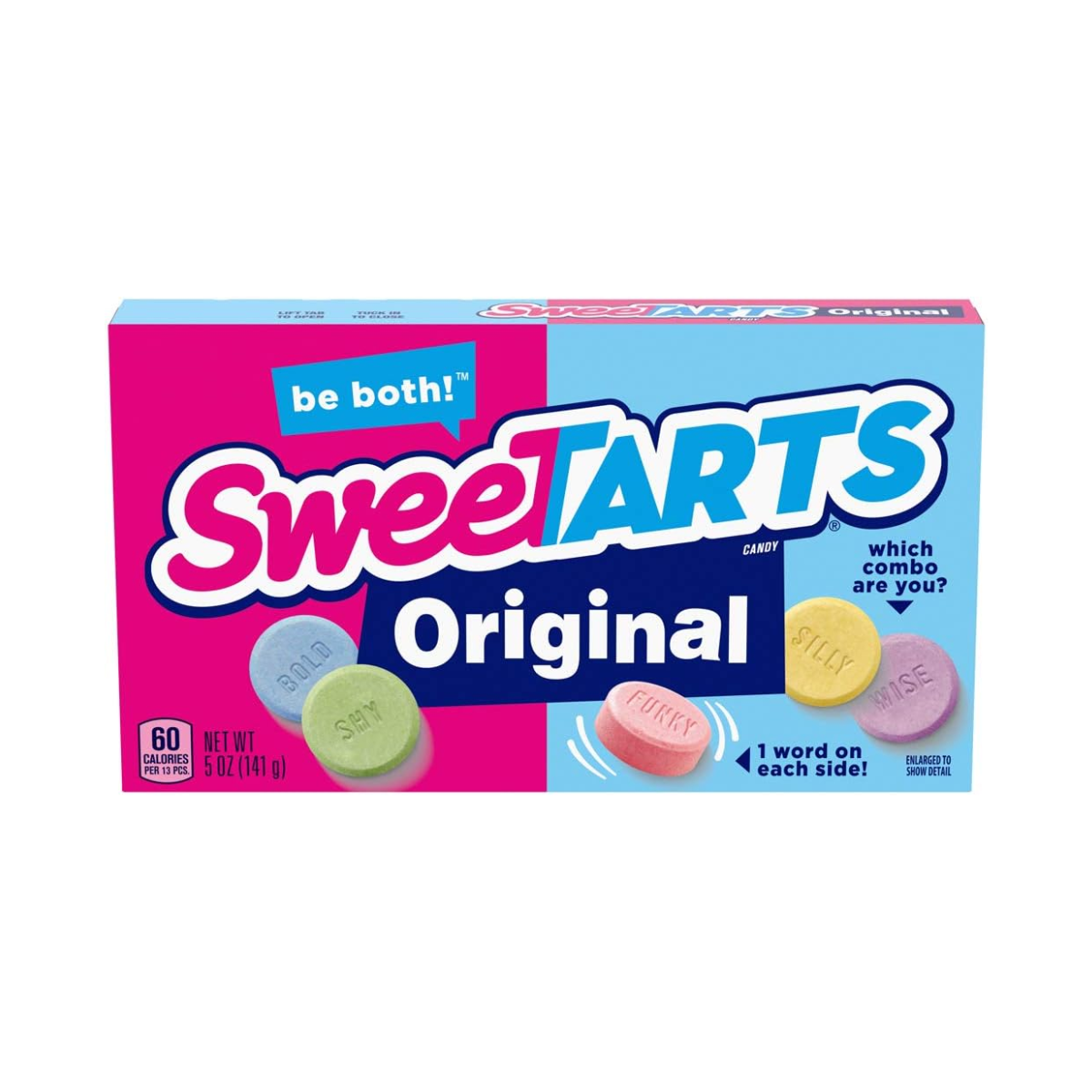 Sweetarts Original Wonka Pastillas Caramelo Frutales 141g