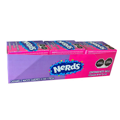 Caja Caramelo Macizo Uva/fresa Wonka Nerds Display C/12 Pz - Wonka - vista lateral