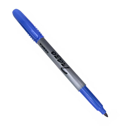 Marcador Tinta Permanente Zebra Punto Fino Azul Escolar Zebra