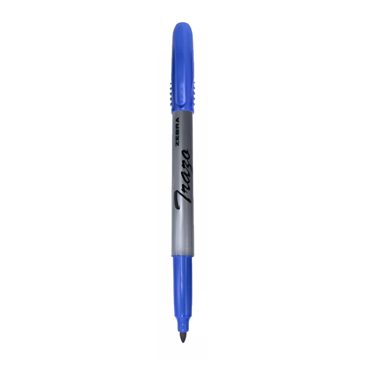 Marcador Tinta Permanente Zebra Punto Fino Azul Escolar