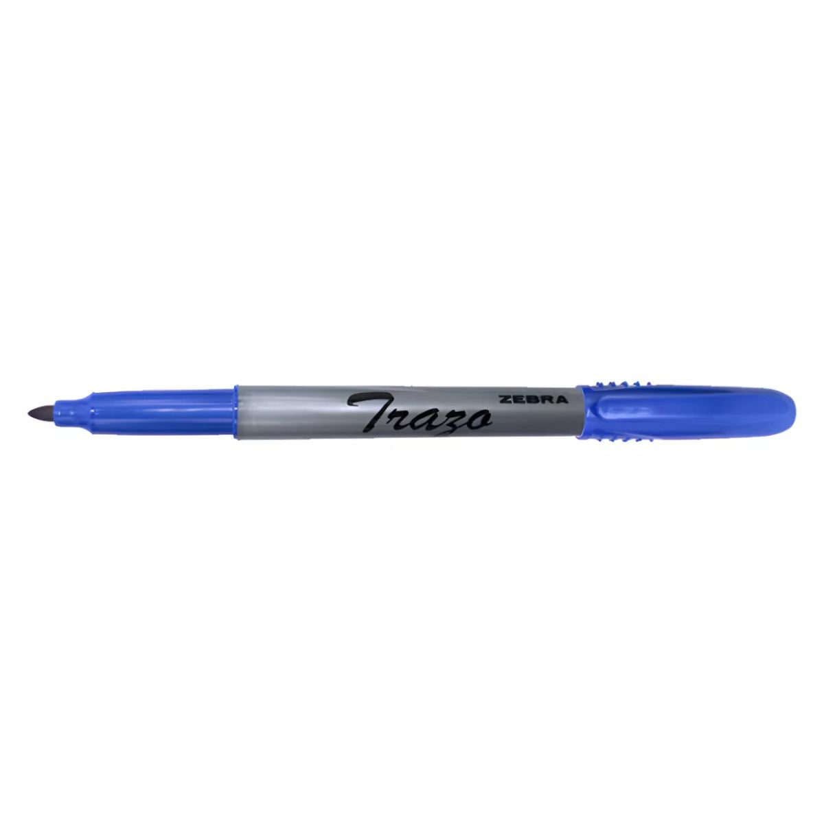 Marcador Tinta Permanente Zebra Punto Fino Azul Escolar