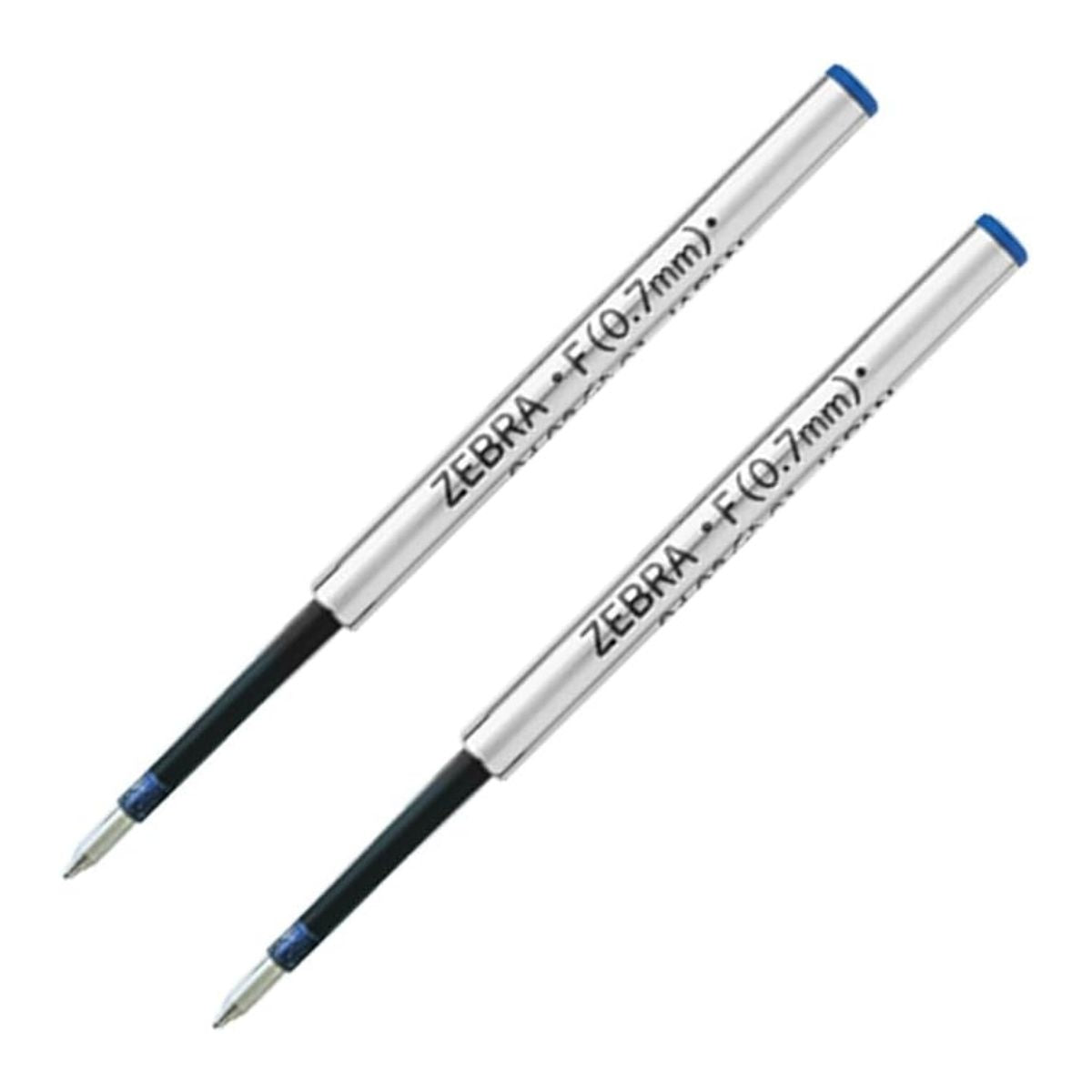 2 Repuestos F Boligrafos Zebra 0.7mm Tinta Gel Color Azul