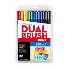 10 Marcadores Arte Dual Brush Pen Tombow Colores Primarios