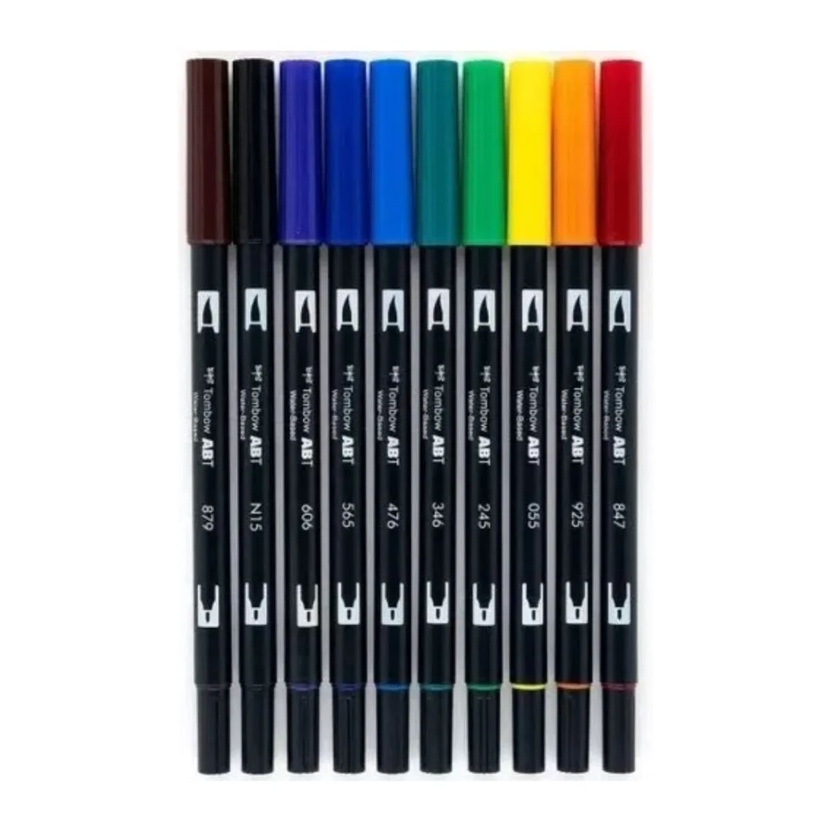 10 Marcadores Arte Dual Brush Pen Tombow Colores Primarios