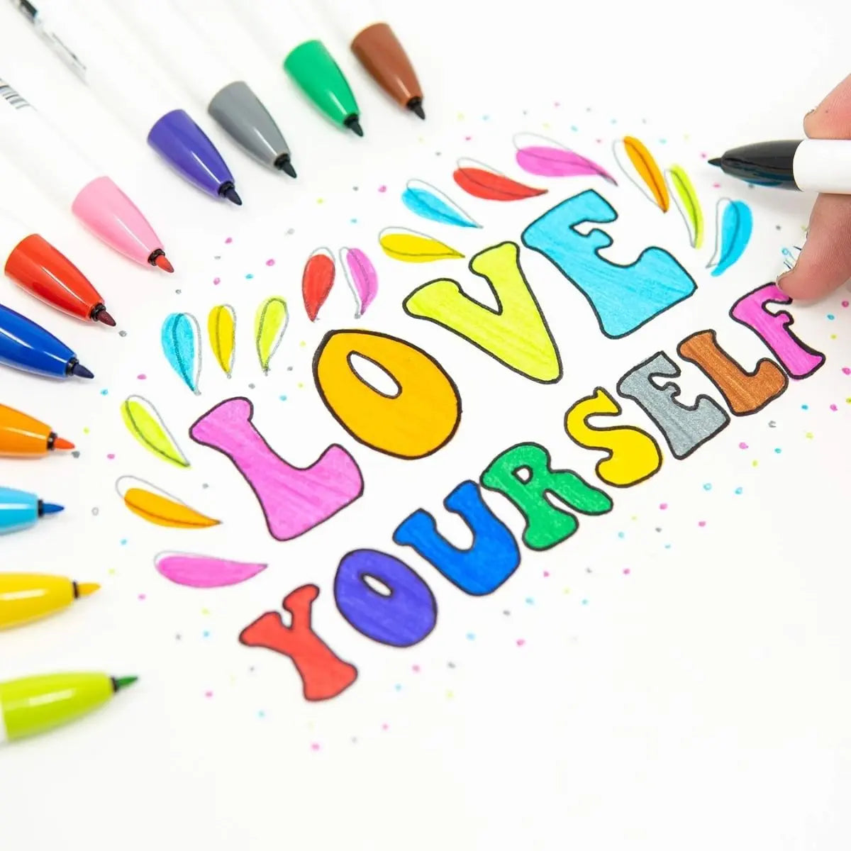 12 Marcadores Clickart Zebra Retractil Punto Fino Base Agua Zebra