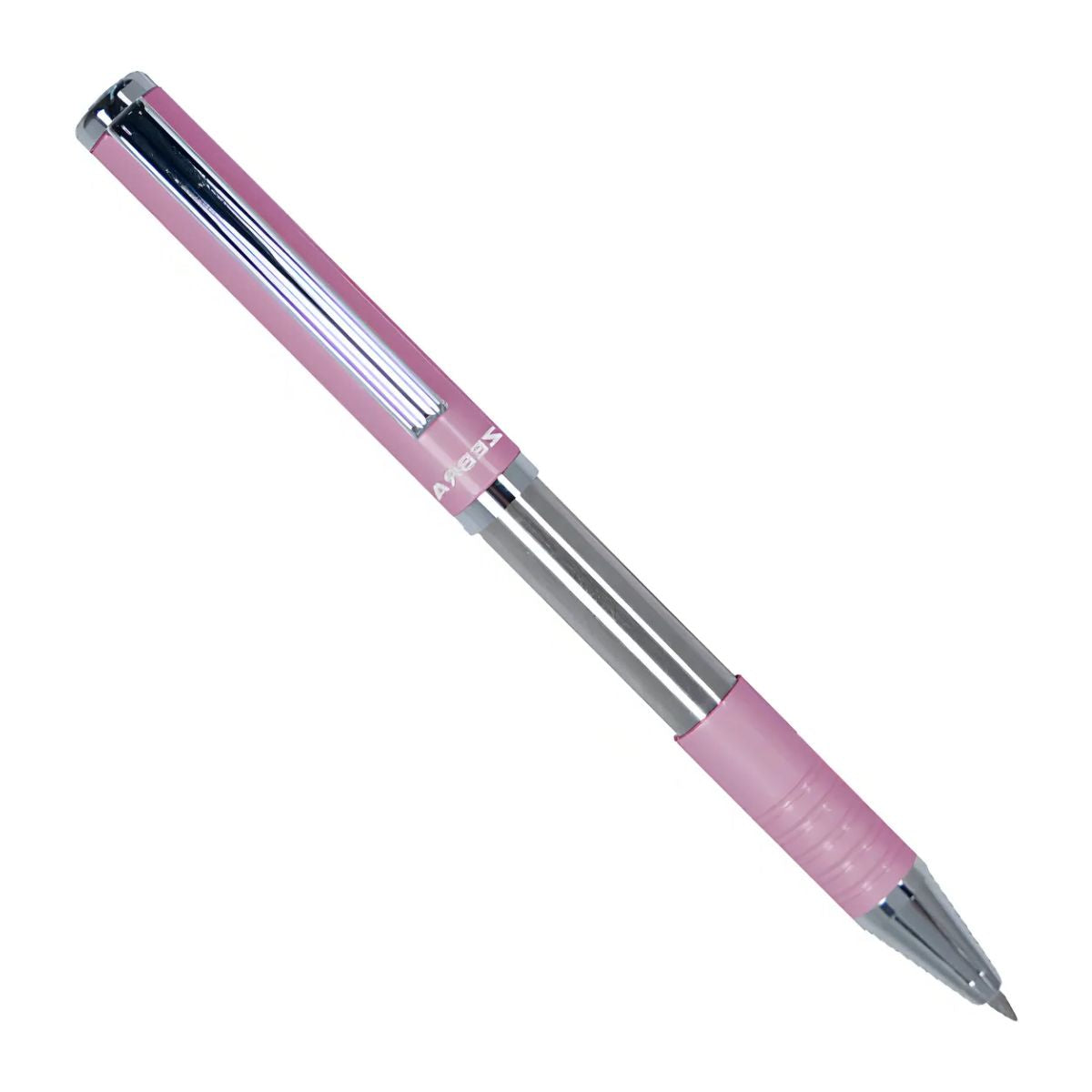 Pluma Slide Pen Zebra Punto Mediano Mini Color Rosa