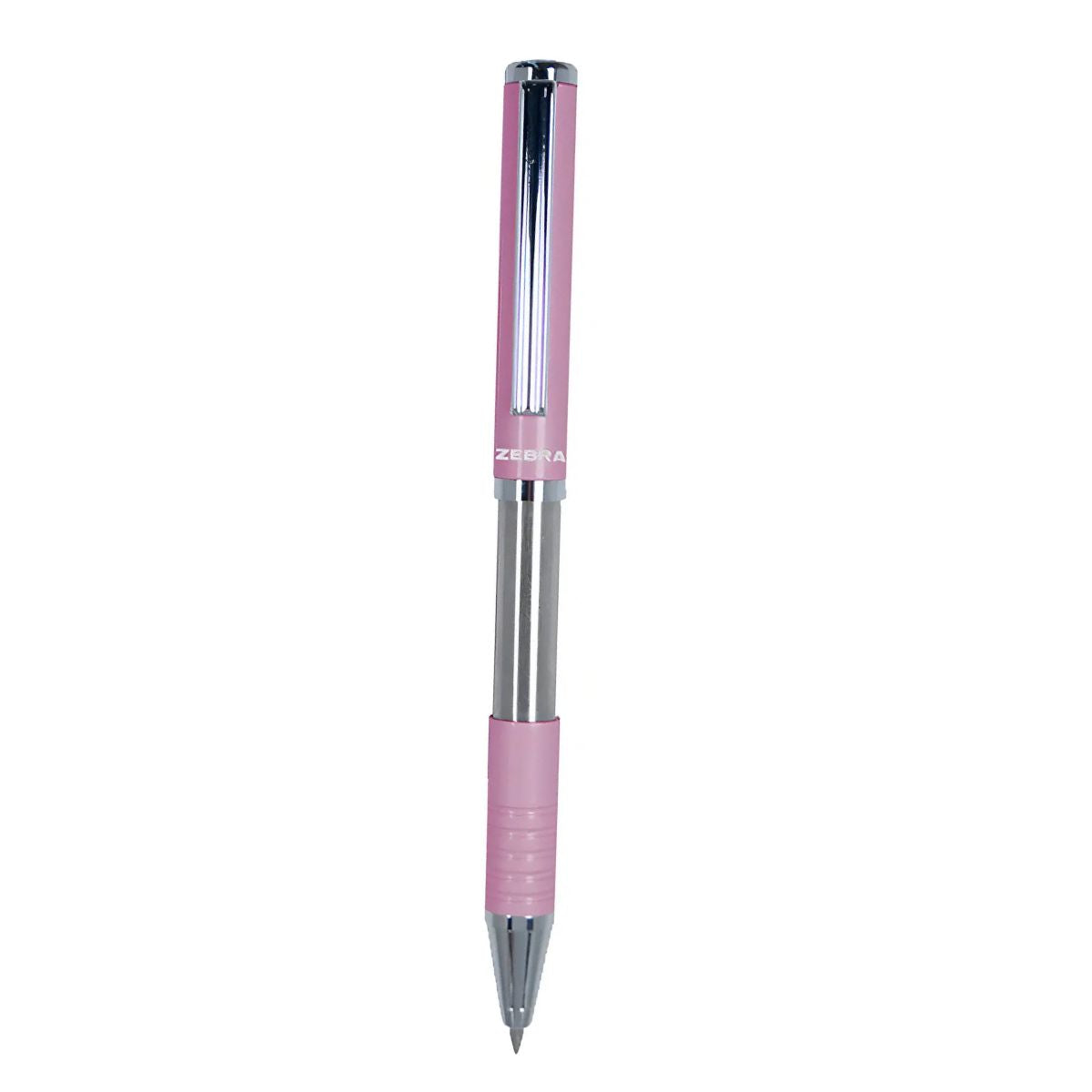 Pluma Slide Pen Zebra Punto Mediano Mini Color Rosa