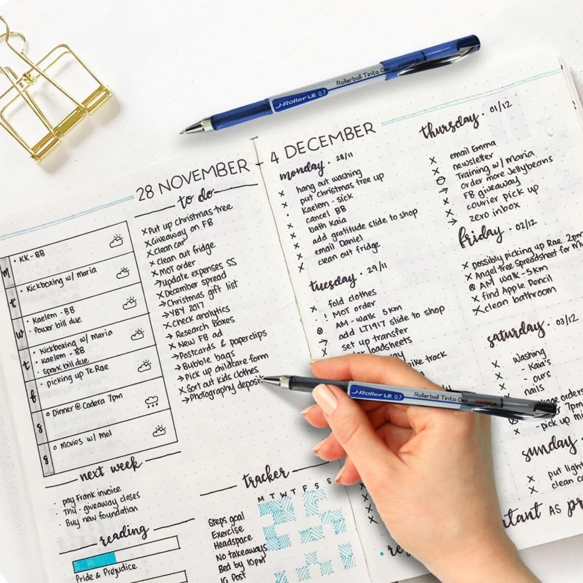 12 Boligrafos Gel J-roller Le Zebra Tinta Azul 0.7 Mm Zebra