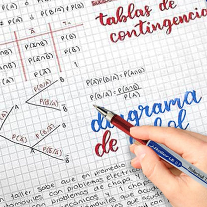 12 Boligrafos Gel J-roller Le Zebra Tinta Roja 0.7 Mm Zebra