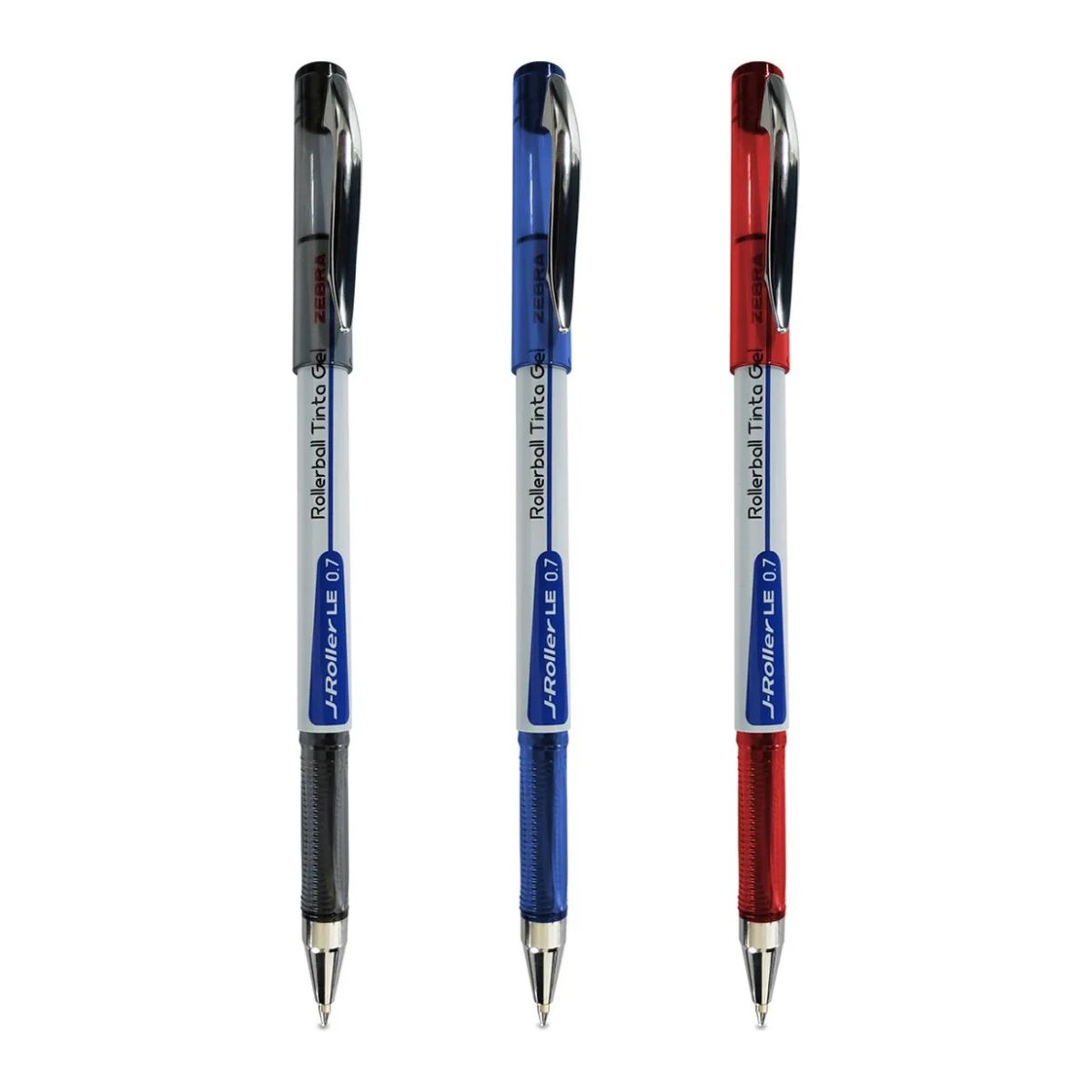 Boligrafo Gel Zebra J Roller 3 Colores Punta 0.7 Mm