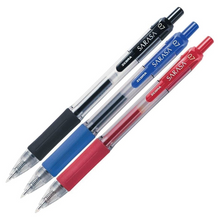 3 Boligrafos Sarasa Tinta Gel Negra Azul Roja Zebra 0.7mm Tinta Rojo/negro/azul
