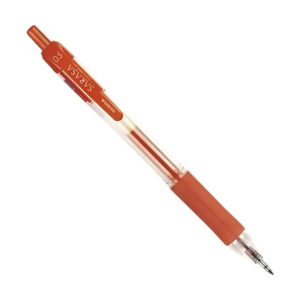 Boligrafo Zebra Sarasa Retractil 0.5mm Gel Rojo 12 Pieza /vc