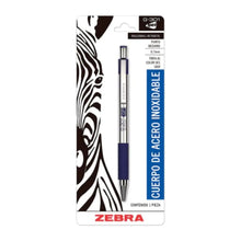 Boligrafo De Gel Retractil Zebra Aluminio Rollerball 0.7 Mm Color de la tinta Azul