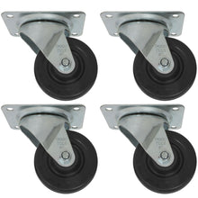 4pz Rodaja Hule Negro Dogotuls Giratoria 4" Buje