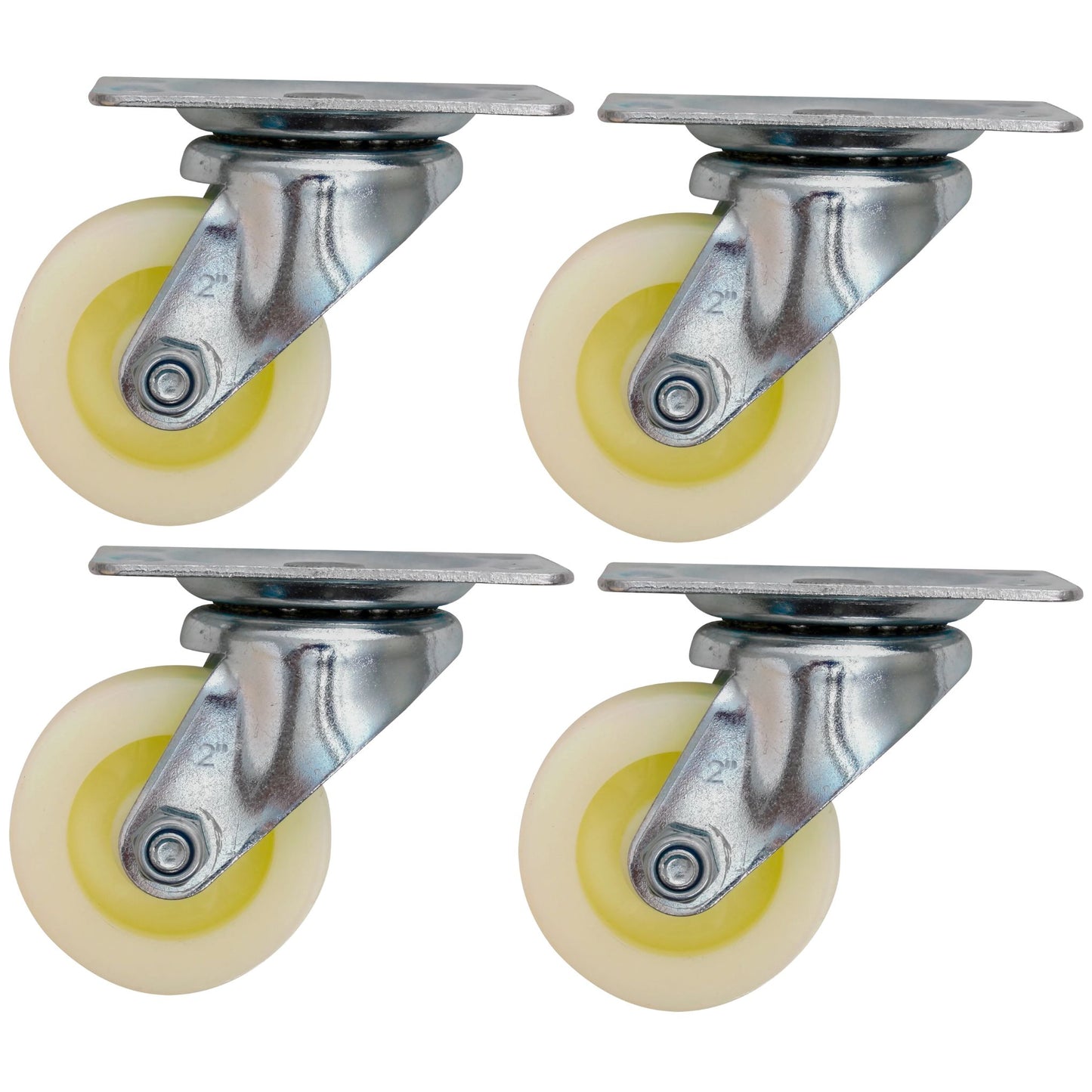 4pz Rodaja PP Dogotuls Blanca Giratoria 2"