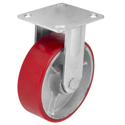 Rodaja Fierro PU Rojo 6" Dogotuls Fija