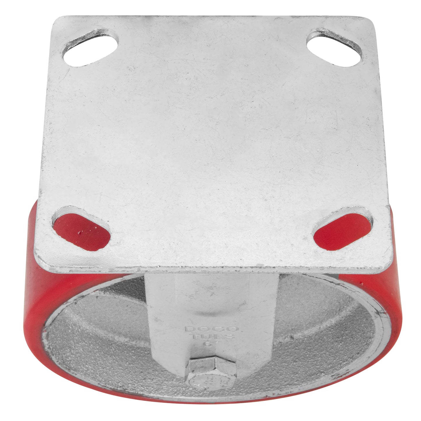 Rodaja Fierro PU Rojo 6" Dogotuls Fija