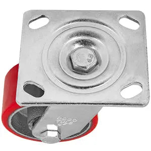 Rodaja Fierro Poliuretano Placa 4´´ Rojo Dogotuls - Dogotuls - detalle