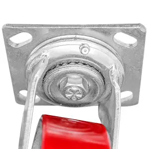 Rodaja Fierro Poliuretano Placa 4´´ Rojo Dogotuls - Dogotuls