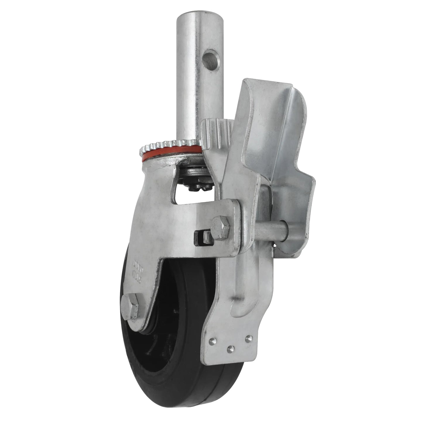 Rodaja Andamio 6" Dogotuls Hule Fierro Giratoria con Freno