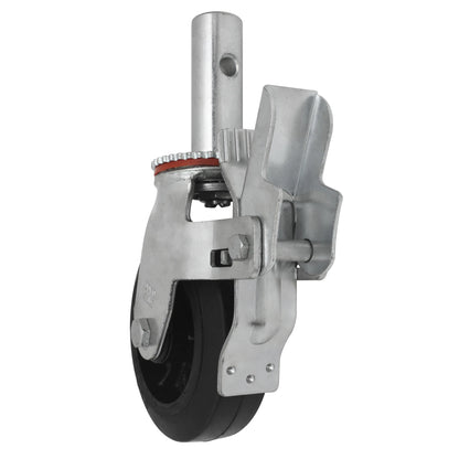 Rodaja Andamio 6" Dogotuls Hule Fierro Giratoria con Freno