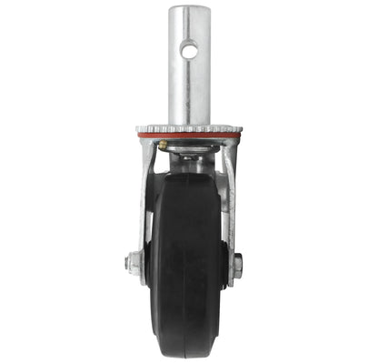 Rodaja Andamio 6" Dogotuls Hule Fierro Giratoria con Freno