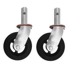 2pz Rodaja Andamio Dogotuls Hule Fierro Giratoria 6"