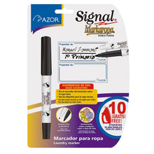 Marcador Plumon Azor Markaropa Doble Punta Negro 1 Pieza