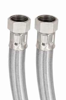 Manguera Para Boiler Flexible 1/2" X 1/2" X 80cm Acero Inoxidable Cnx Inner 10 Pzs - CNX - detalle