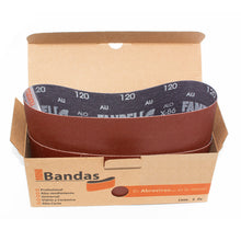 5 piezas Banda Lija X-86 Grano 060 Fandeli 3 x 24 Pulgadas