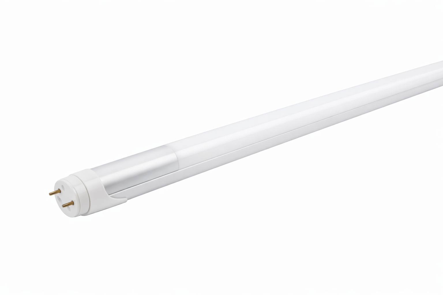 Tubo Led Opalino Con Pin T8 Media Aluminio Media Pc 2400 Mm 36 W Blanco Adir Adir