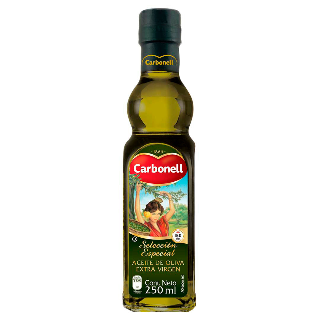 Aceite De Oliva Carbonell Extra Virgen Botella 250 Ml