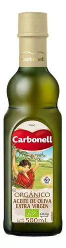 Aceite De Oliva Carbonell Extra Virgen Orgánico 500ml