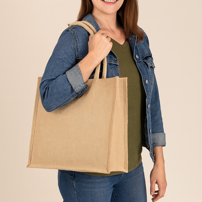 Bolsa Yute For Promotional Beige 30.5cmx30.5cm