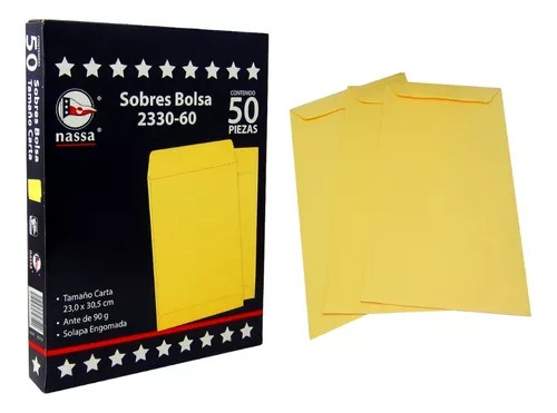 Cajilla 50 Folders Bolsa 2330-60 Ante C/Amarillo 23x30.5cm