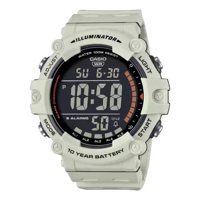 Reloj Digital Casio Illuminator Ae-1500wh-8b2v Color Blanco - Marchante MX